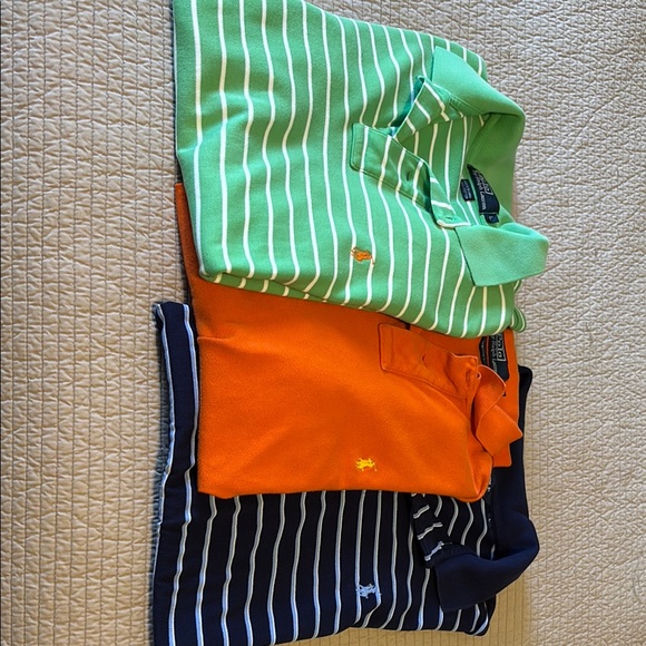 Bright Orange and Mint Green Polo Shirts - Picture 1 of 4